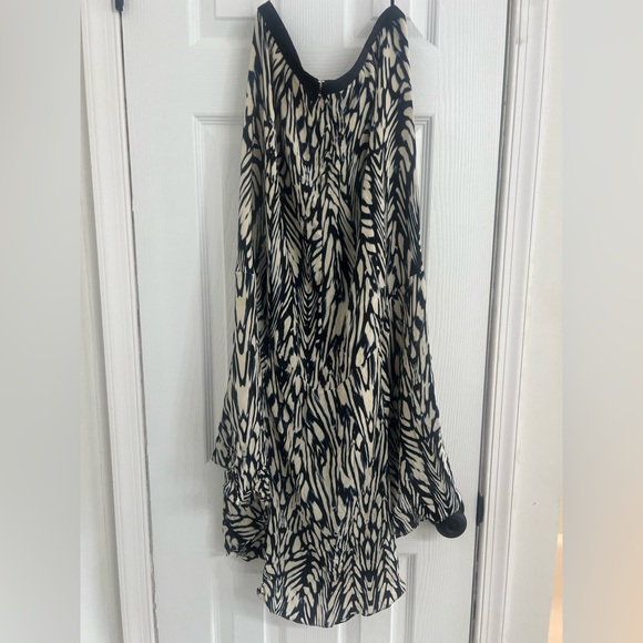 Anthropologie Liefsdottir Silk Monarch Butterfly High-Low Midi Skirt – Size 4 - Picture 6 of 6